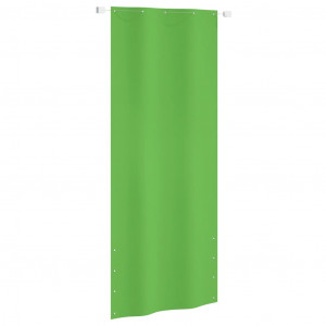 Toldo pantalla para balcón tela oxford verde claro 100x240 cm D