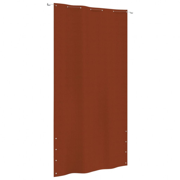 Toldo de tela para balcão de tecido Oxford terracota 140x240 cm D