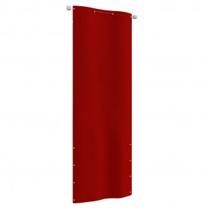 Toldo para balcão de tecido Oxford vermelho 80x240 cm D