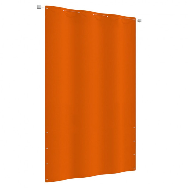 Toldo pantalla para balcón de tela oxford naranja 140x240 cm D