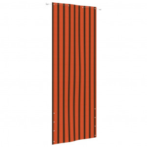 Toldo pantalla para balcón tela oxford naranja marrón 80x240 cm D