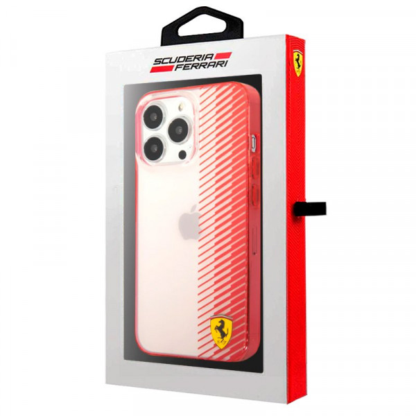 Carcasa COOL para iPhone 13 Pro Licencia Ferrari Transparente Rojo Carcasa COOL para iPhone 13 Pro Licencia Ferrari Transparente Rojo D