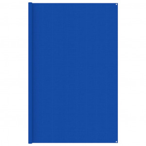 Alfombra para tienda de campaña HDPE azul 300x600 cm D