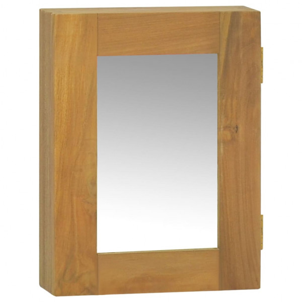 Móveis com espelho madeira maciça de teca 30x10x40 cm D