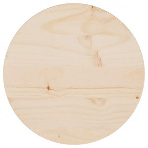 Superficie de mesa madera maciza de pino Ø30x2.5 cm D