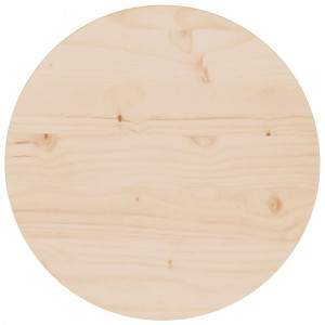 Superficie de mesa madera maciza de pino Ø40x2.5 cm D
