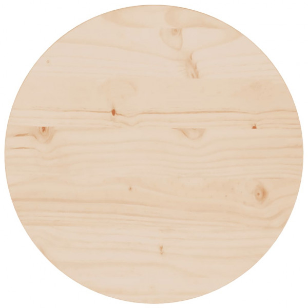 Superficie de mesa madera maciza de pino Ø40x2.5 cm D