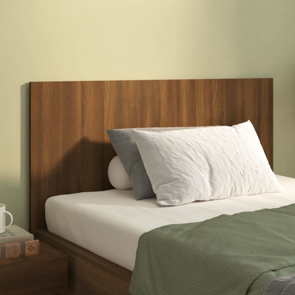 Cabeça de cama madeira contraplacada carvalho marrom 120x1.5x80cm D