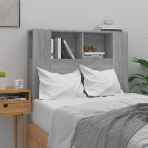 Mueble cabecero gris Sonoma 100x18.5x104.5 cm D