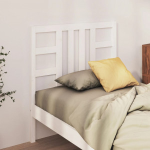 Cabecero de cama madera maciza de pino blanco 96x4x100 cm D