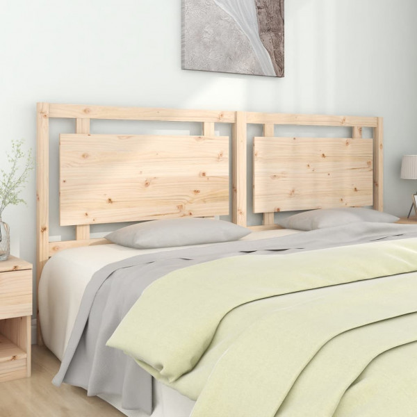 Cabeça de cama madeira maciça de pinho 205.5x4x100 cm D