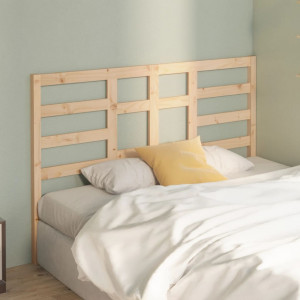 Cabecero de cama madera maciza de pino 141x4x104 cm D