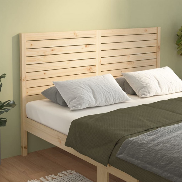 Cabecero de cama madera maciza de pino 206x4x100 cm D