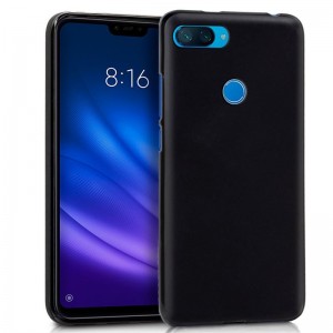Funda COOL Silicona para Xiaomi Mi 8 Lite (Negro) D