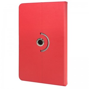 Funda Ebook / Tablet 9.7 - 10 polegadas Liso Vermelho Giratório (Panorâmica) D