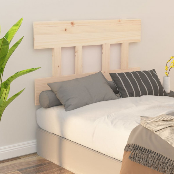 Cabeça de cama madeira maciça de pinho 93.5x3x81 cm D