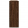 Maison Exclusive Estantes pared madera contrachapada color roble  104x20x58,5 cm