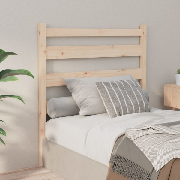 Cabeça de cama madeira maciça de pinho 96x4x100 cm D