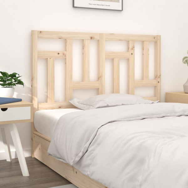Cabecero de cama madera maciza de pino 155.5x4x100 cm D