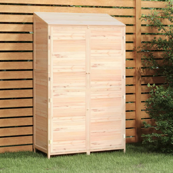 Cobertura de jardim madeira maciça de abeto 102x52x174.5 cm D