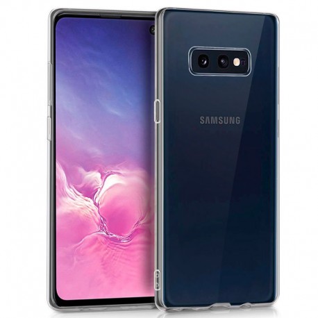 Funda de silicone Samsung G970 Galaxy S10e (Transparente) D