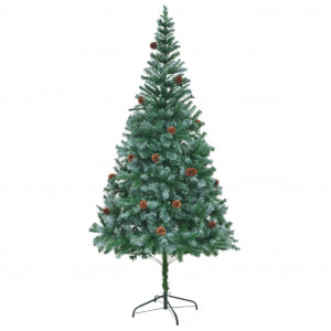 Árvore de Natal artificial com pinhas 210 cm D