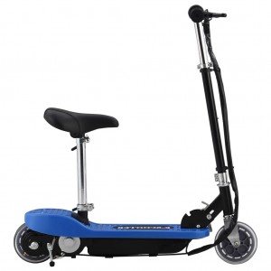 Scooter elétrica com assento azul 120 W D