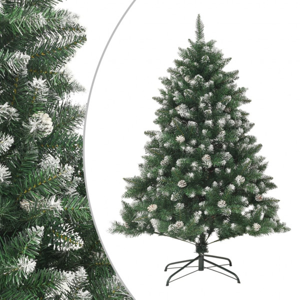 Árbol de Navidad artificial con soporte PVC 120 cm D