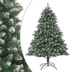 Árbol de Navidad artificial con soporte PVC 240 cm D