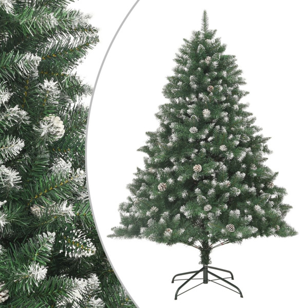 Árvore de Natal artificial com suporte de PVC 240 cm D