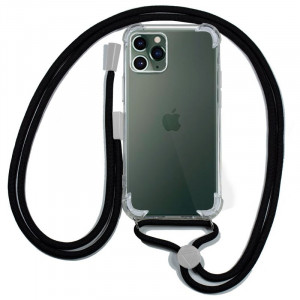 Carcasa COOL para iPhone 14 Pro Cordón Liso Negro D