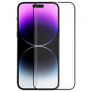Protector de tela de vidro temperado COOL para iPhone 14 Pro Max (FULL 3D Negro) D
