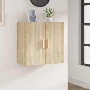 Armario de pared madera contrachapada roble sonoma 60x30x60 cm D