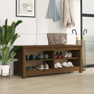 Mueble zapatero madera contrachapada negro 59x17x108 cm