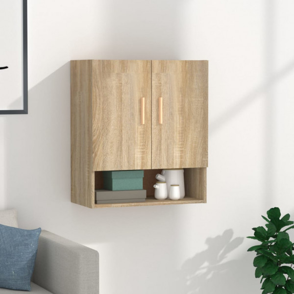 Armario de pared madera contrachapada roble sonoma 60x31x70 cm D