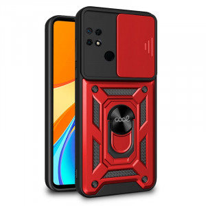 Carcaça COOL para Xiaomi Redmi 9C / 10A Anel duro vermelho D