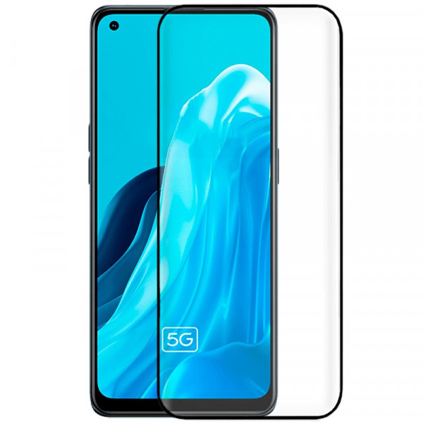 Protetor de cristal temperado COOL para Oppo Reno 8 Lite 5G (FULL 3D Negro) D