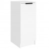 Mueble zapatero de madera contrachapada blanco 30x35x70 cm 2