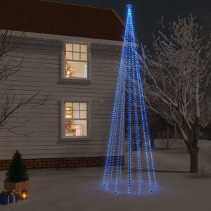 Árbol de Navidad con pincho 1134 LED azul 800 cm D