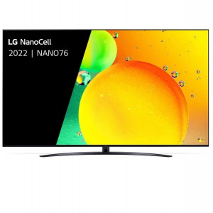 Smart TV LG 55" NanoCell 4K 55NANO766QA preto D