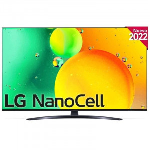 Smart TV LG 65" NanoCell LED 4K 65NANO766QA negro D