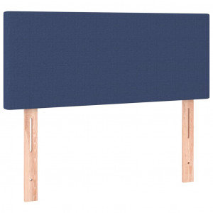 Cabeceira de cama tecido 100x5x78/88 cm azul H
