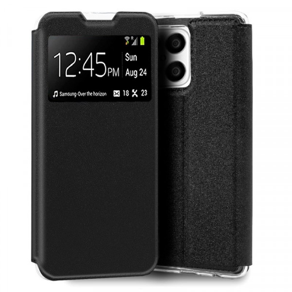 Funda COOL Flip Cover para Huawei Honor X8 5G Liso Negro D