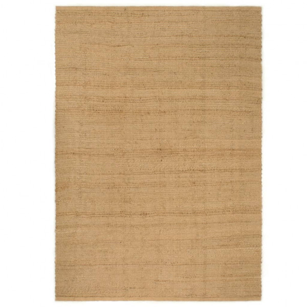 Tapete retangular de juta natural 160x230 cm D