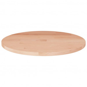 Superficie de mesa redonda madera de roble sin tratar Ø40x1.5cm D