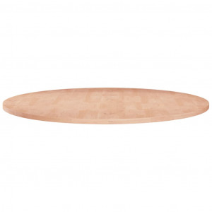 Superficie de mesa redonda madera de roble sin tratar Ø70x1.5cm D