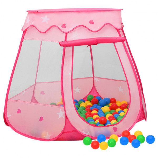 Tienda de juegos para niños rosa 102x102x82 cm D