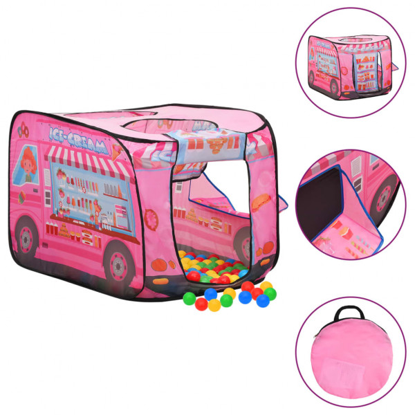 Tienda de juegos para niños rosa 70x112x70 cm D