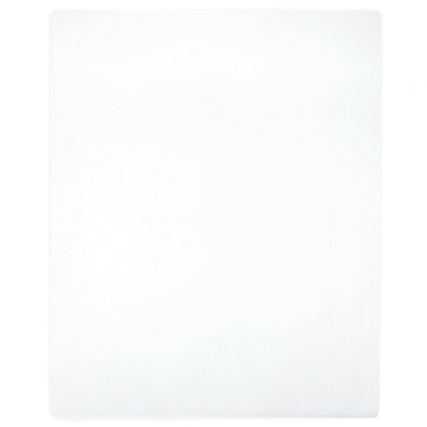 Lençol justo em jersey de algodão branco 140x200cm D