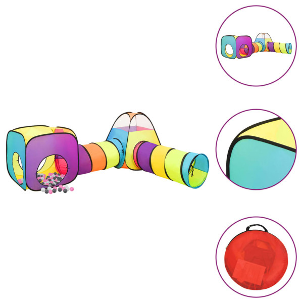 Loja de brinquedos infantis com 250 bolas multicoloridas 190x264x90 cm D